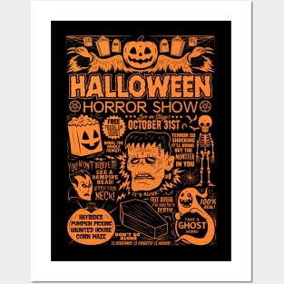 Halloween Horror Show Posters and Art